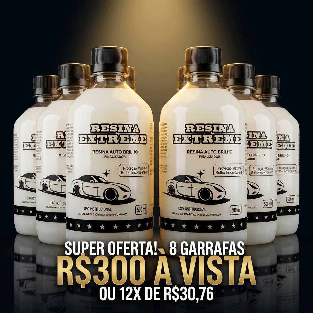 Kit com 8 Resinas Extreme