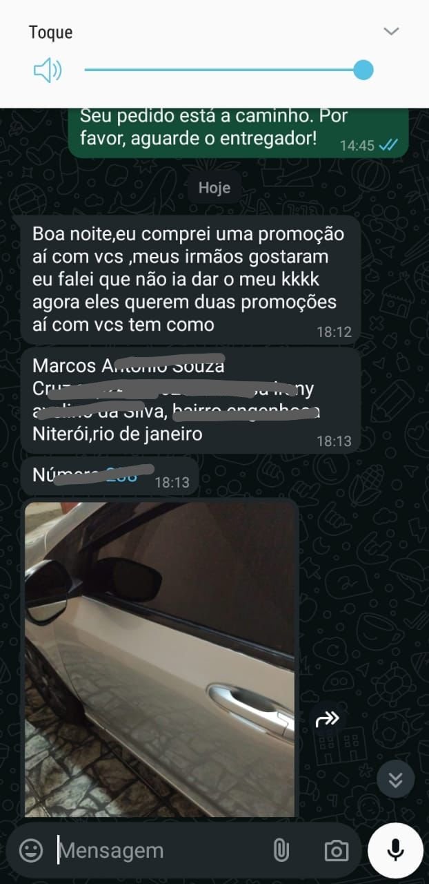 Print de WhatsApp — depoimento real de cliente 2